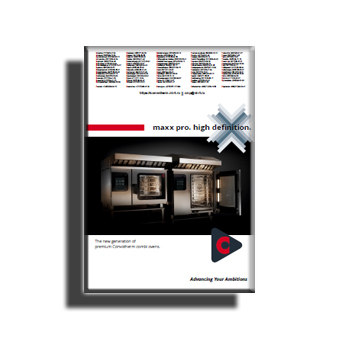 Брошюра на пароконвектоматы Maxx Pro марки CONVOTHERM (eng)